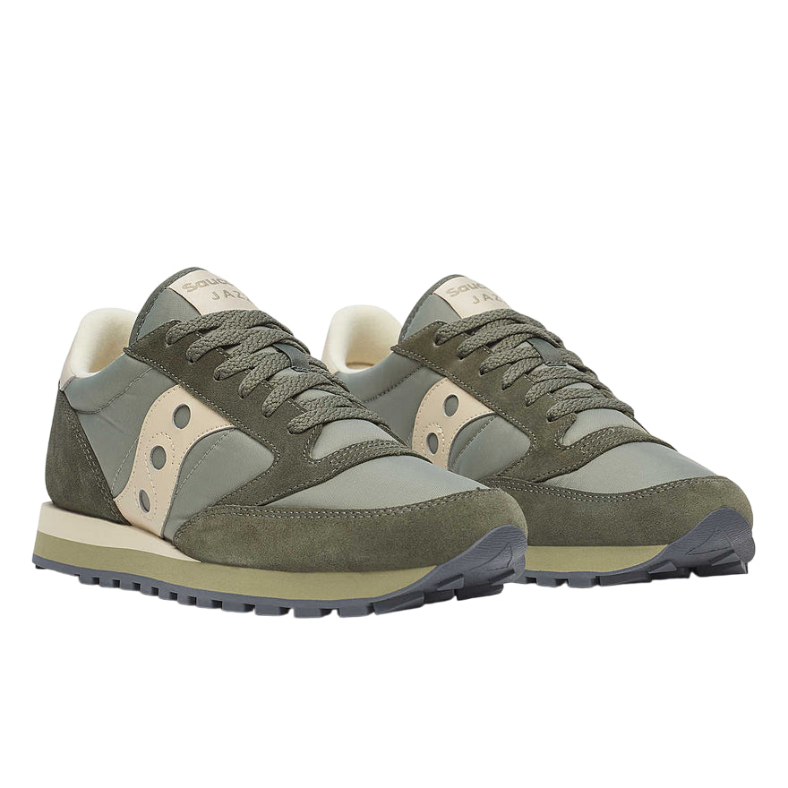 Saucony Sneakers Uomo Jazz Original S2044-725 Green/Sand - vista 3/4