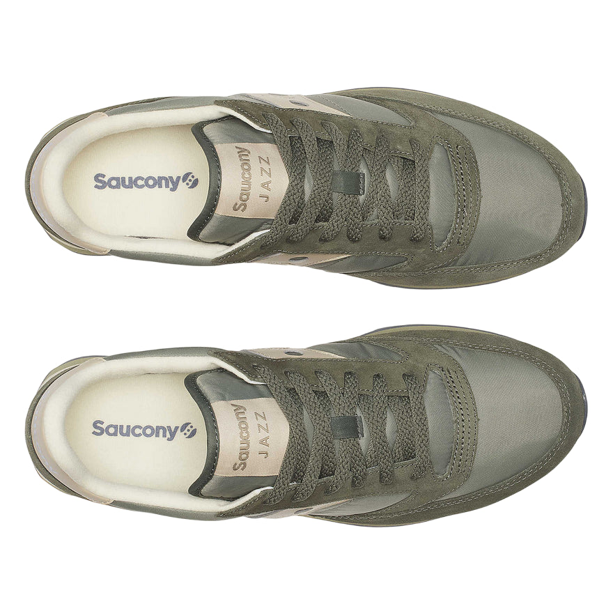 Saucony Sneakers Uomo Jazz Original S2044-725 Green/Sand - vista dall'alto