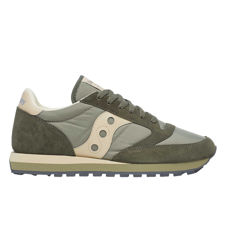 Saucony Sneakers Uomo Jazz Original S2044-725 Green/Sand - vista laterale