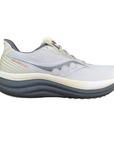 Scarpe running Saucony Triumph 23 colore grigio-ombra da uomo, tecnologia PWRRUN+ per massima ammortizzazione, tomaia traspirante e supporto ottimale per lunghe distanze - esterna