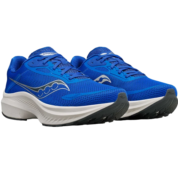 Saucony men&#39;s running shoe Axon 3 S20826-107 cobalt blue-silver