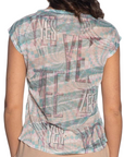 Yes Zee Sleeveless women's t-shirt T235-Y102-2002 patterned