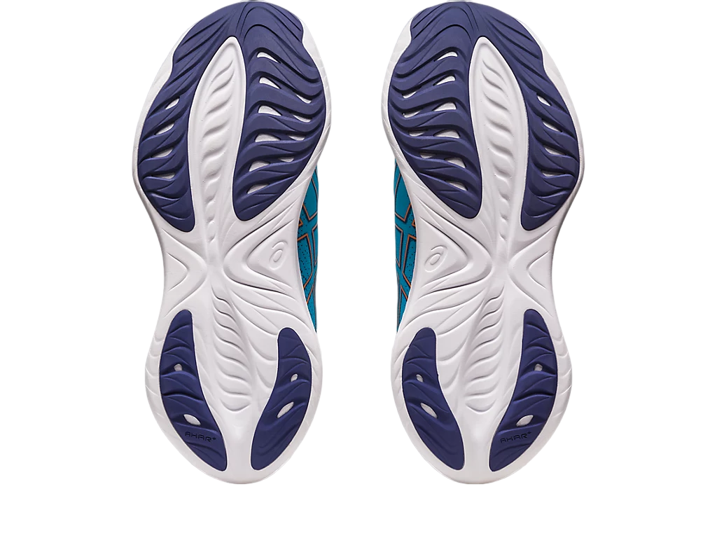 Asics men&#39;s running shoe Gel Cumulus 25 1011B621-402 ocean blue orange 