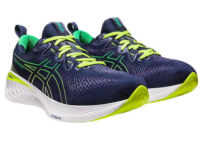 Asics men&#39;s running shoe Gel Cumulus 25 1011B621-400 midnight-cilantro 