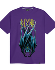 Dolly Noire Men's T-shirt short sleeve Covid Bat Tee 2ts398-ta-03 purple