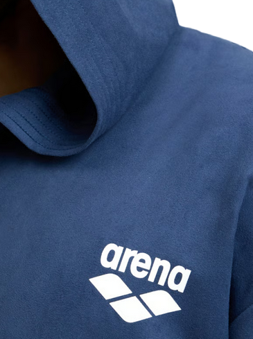 Arena Unisex adult microfibre bathrobe 005308201 blue-white