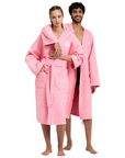 Arena Unisex adult microfibre bathrobe 005308301 pink-white 