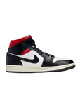 Jordan high sneakers shoe Alta Jordan 1 Mid BQ6472 061 black-red-white 