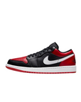Jordan men's low sneakers shoe Jordan 1 Low 553558 066 black red white
