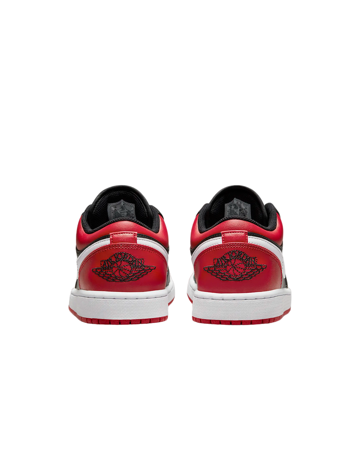 Jordan men&#39;s low sneakers shoe Jordan 1 Low 553558 066 black red white