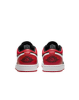 Jordan men's low sneakers shoe Jordan 1 Low 553558 066 black red white