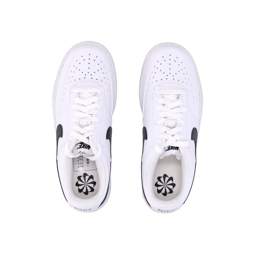 Nike scarpa sneakers da donna Court Vision Low Next Nature DH3158 101 bianco nero