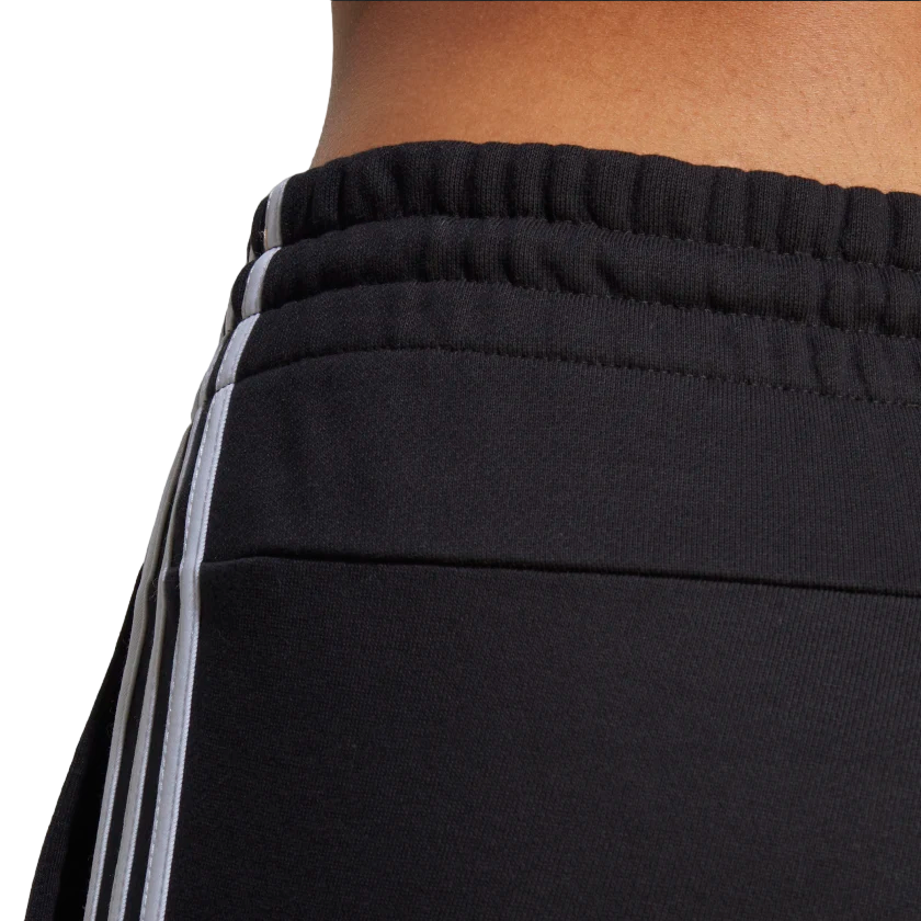 Adidas Women&#39;s sports trousers with 3-stripe cuff in light cotton IC8770 black-white