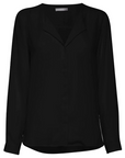 b.young Women's shirt with V-neck Bymmjoella Tunic Shirt 20812925 200451 black