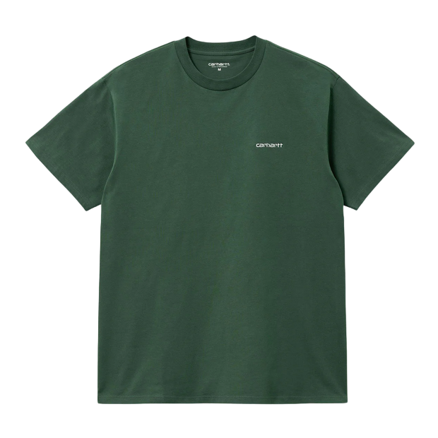 Carhartt Men&#39;s Short Sleeve T-shirt S/S Script Embroidery I030435 00Q treehouse
