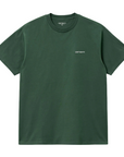 Carhartt Men's Short Sleeve T-shirt S/S Script Embroidery I030435 00Q treehouse