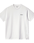 Carhartt men's short sleeve t-shirt Script Embroidery I030435 00A white