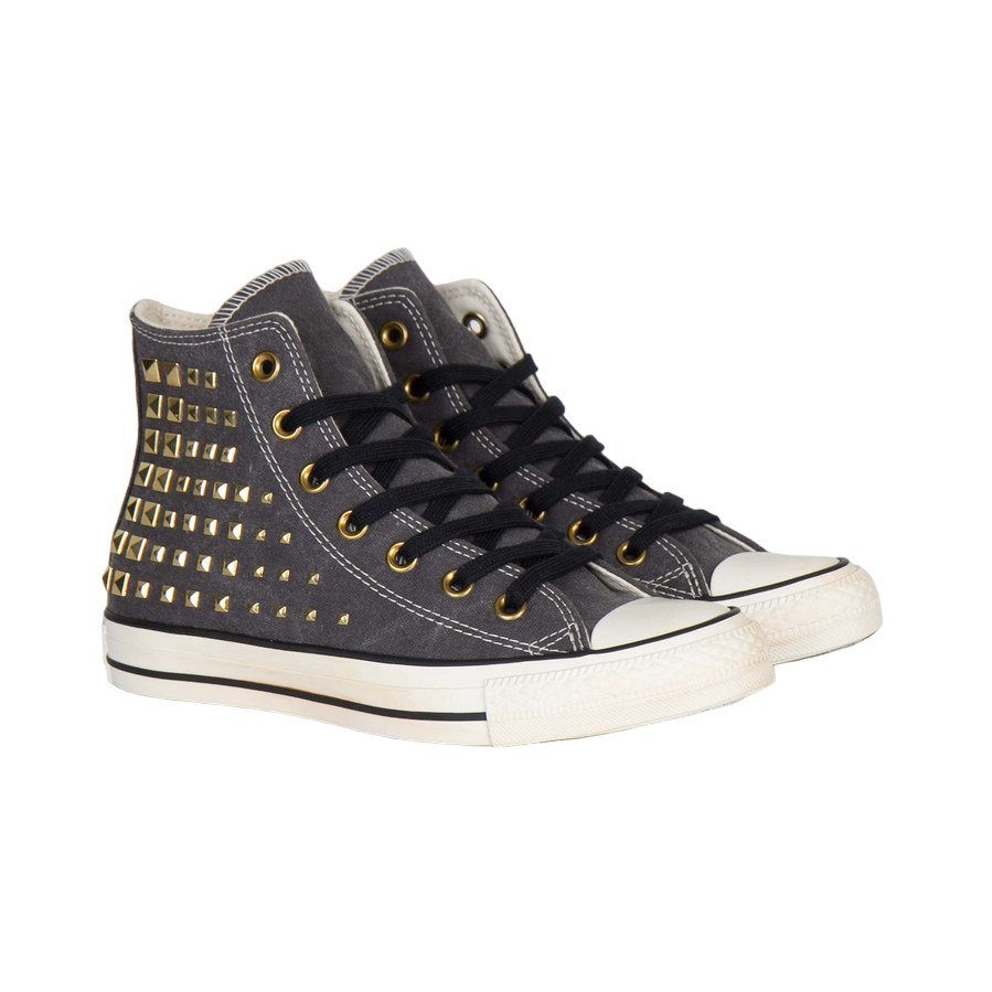 Converse women&#39;s sneakers with Chuckl Taylor Collar Studs studs 540366C black