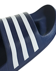 Adidas unisex swimming pool slipper Adilette Aqua F35542 dark blue-white