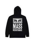 Obey Sweatshirt Mass Resistance Hood 112842784E black