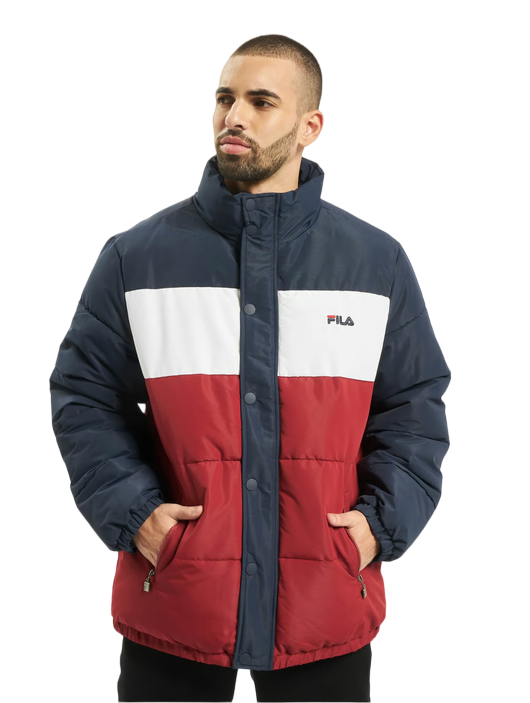 Fila men&#39;s winter jacket 661241 A225 blue-white-red