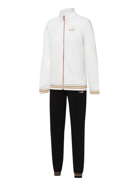 Puma Women&#39;s Tracksuit Jacket Full-Zip Suit FL 673046 02 white