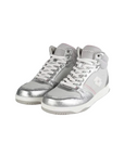 Lotto High girls' sneakers with Zip Rocket AMF Metal 218173 9F2 mushroom gray-white-silver