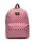 Vans Backpack for school and leisure Old Skool Check VN0A5KHRO841 chili pepper-white