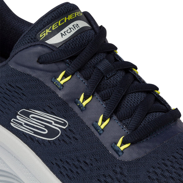 Skechers men&#39;s sneakers shoe Relaxed Fit Arch Fit D&#39;Lux Sumner 232502/NVLM lemon blue 