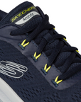 Skechers men's sneakers shoe Relaxed Fit Arch Fit D'Lux Sumner 232502/NVLM lemon blue 