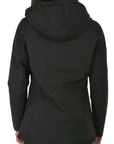 Yes Zee Women's down jacket with hood medium length O088/Q400 0801 black-beige