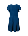 Pepe Jeans Women's dress with crossed neckline Patrizia PL953269 588 ocean blue 