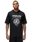 Jordan t-shirt manica corta con cappuccio Sport FB7427-010 nero