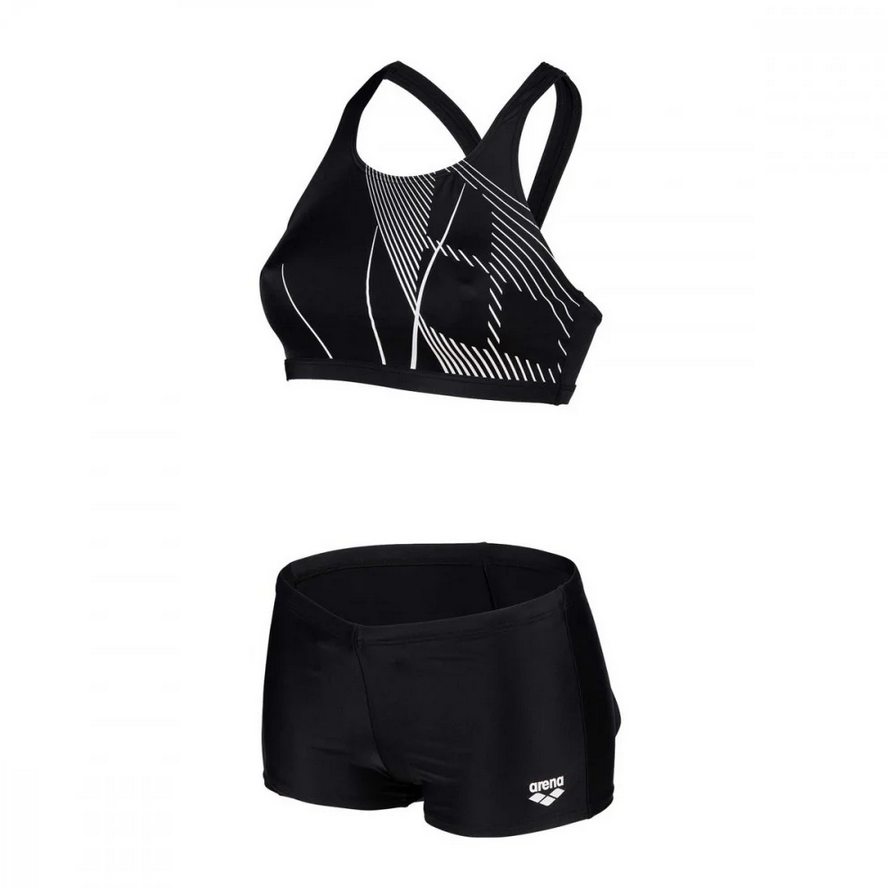 Arena Bikini Energy women&#39;s swimming costume 006123 500 black white