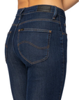 Lee women's denim trousers Scarlett High L626MDNX medium blue