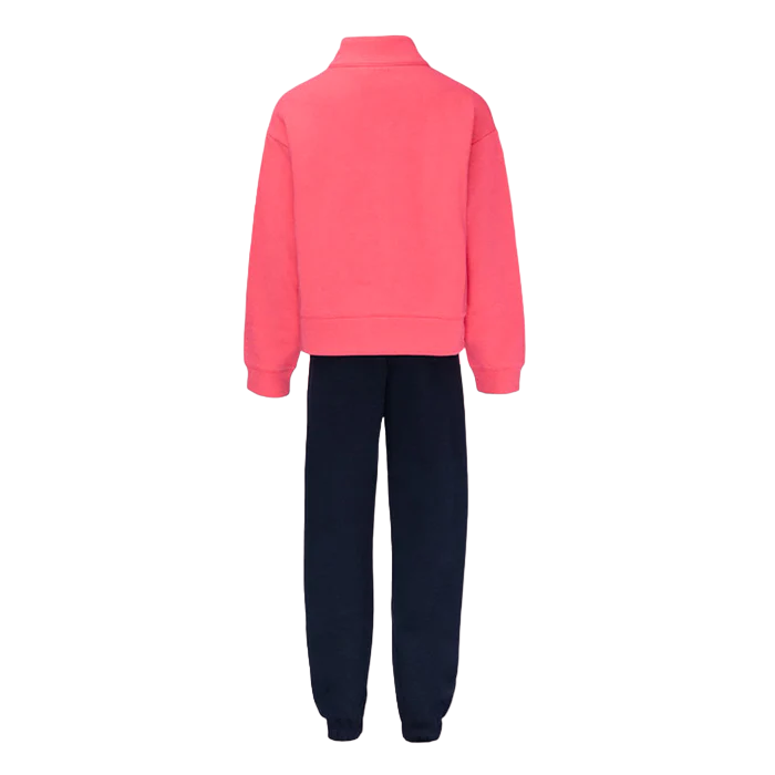 Champion girl&#39;s tracksuit with full zip sweatshirt 404921 PS083 pink-blue