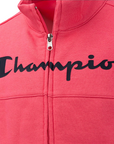Champion girl's tracksuit with full zip sweatshirt 404921 PS083 pink-blue