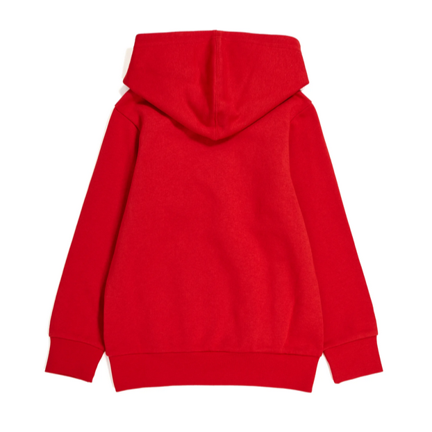 Champion lightweight fleece hoodie with chest logo Legacy 306512 RS053 red
