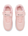 Champion sneakers shoe with wedge for girls Rebound Platform Animalier S32753 PS019 pink