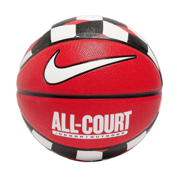 Nike pallone da pallacanestro Everyday All Court rosso-bianco-nero misura 7