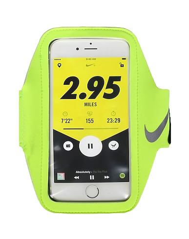 Nike porta telefono da braccio Lean Arm Band Plus N00012867190S giallo fluo