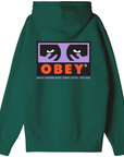 Obey Men's Hoodie Subvert 112843576 Green
