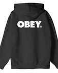 Obey men's hoodie and full zip Bold Zip 112852349 black