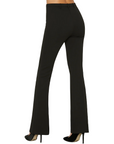 Relish FRESIS casual trousers high waist with flares with slits at the bottom RDA2307006007 1199 black