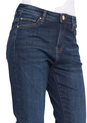 Gaudì women&#39;s Fedra short flared jeans trousers 321BD26025 blue