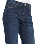Gaudì women's Fedra short flared jeans trousers 321BD26025 blue