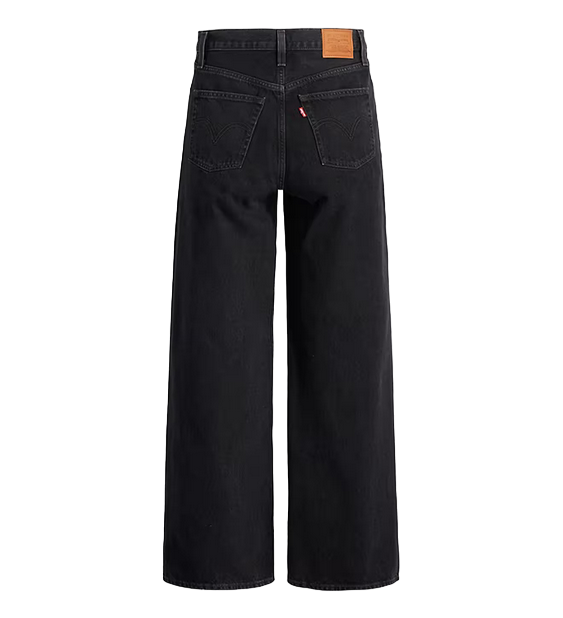 Levi&#39;s Ribcage wide leg jeans trousers A60810001 black