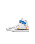 Converse children's sneakers shoe in canvas Chuck Taylor All Star Easy On Doodles A06316C white