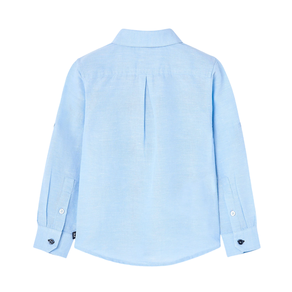 Boboli Children&#39;s linen shirt 738288 2294 blue