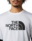 The North Face maglietta manica corta da uomo Easy NF0A8A6CFN4 bianco